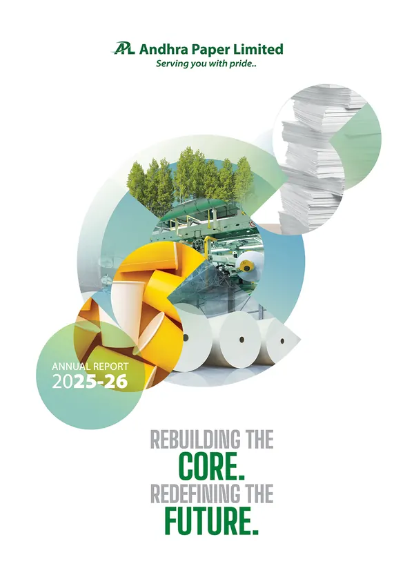 Andhra Paper annual report 2025-26 cover