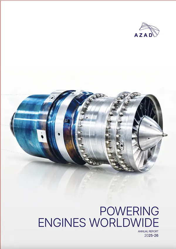 Azad Engineering annual report 2025-26 cover