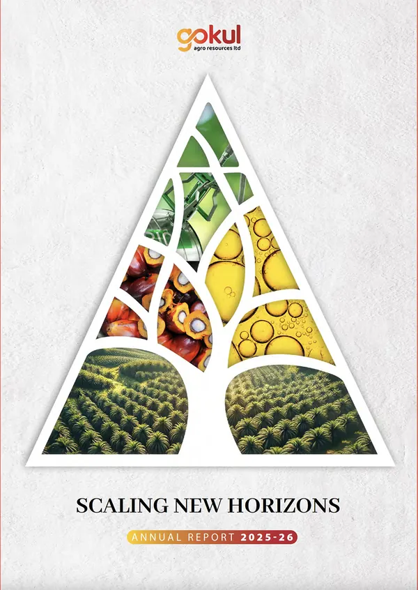 Gokul Agro Resources annual report 2025-26 cover
