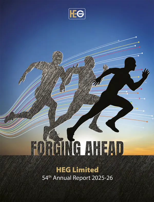 HEG annual report 2025-26 cover