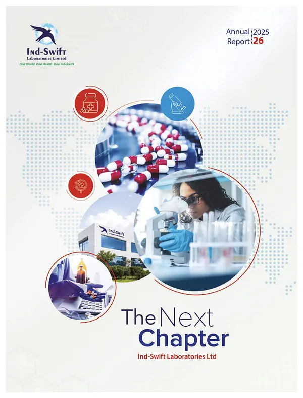 Ind-Swift Laboratories annual report 2025-26 cover