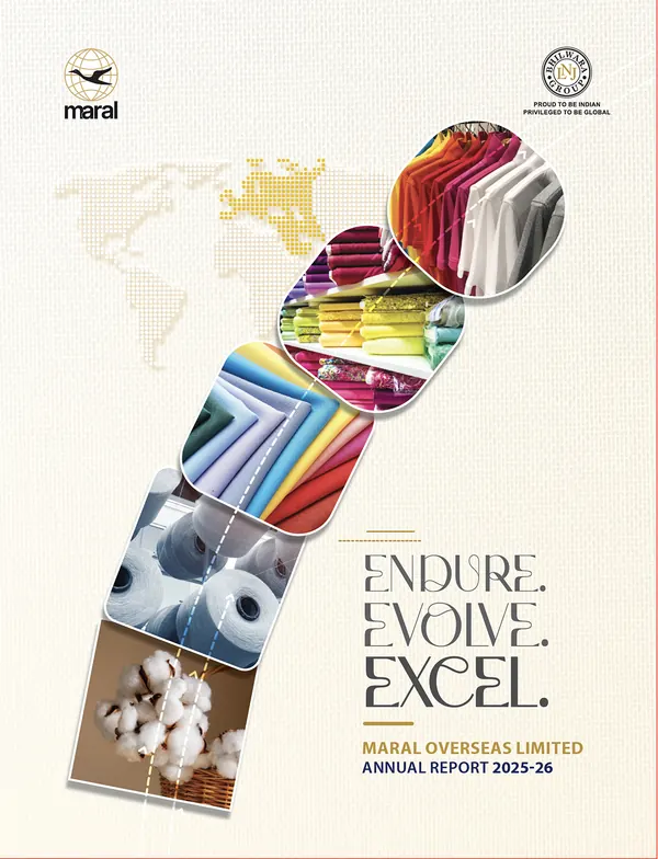 Maral Overseas annual report 2025-26 cover