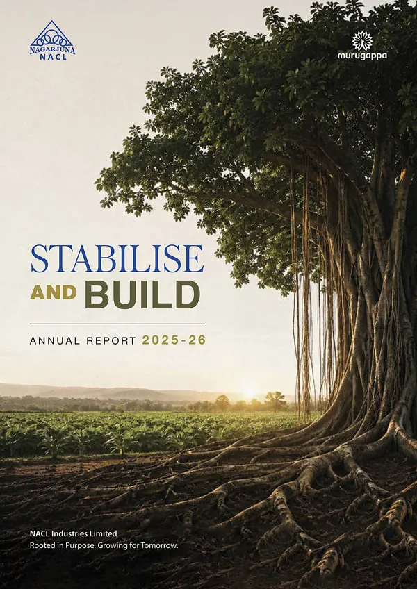 NACL Industries annual report 2025-26 cover