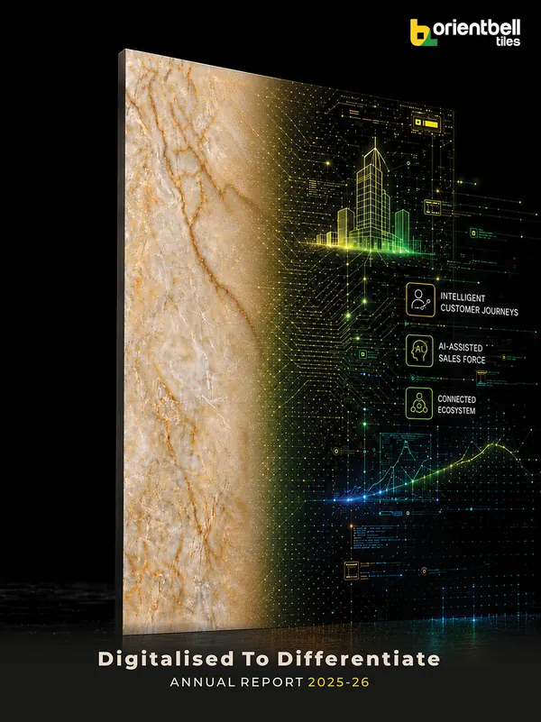 Orientbell annual report 2025-26 cover