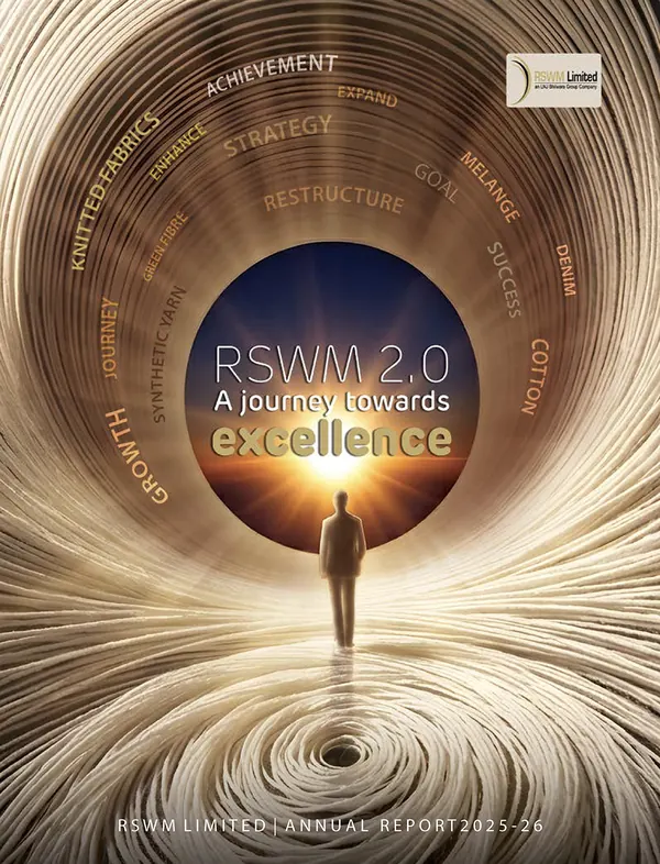 RSWM annual report 2025-26 cover