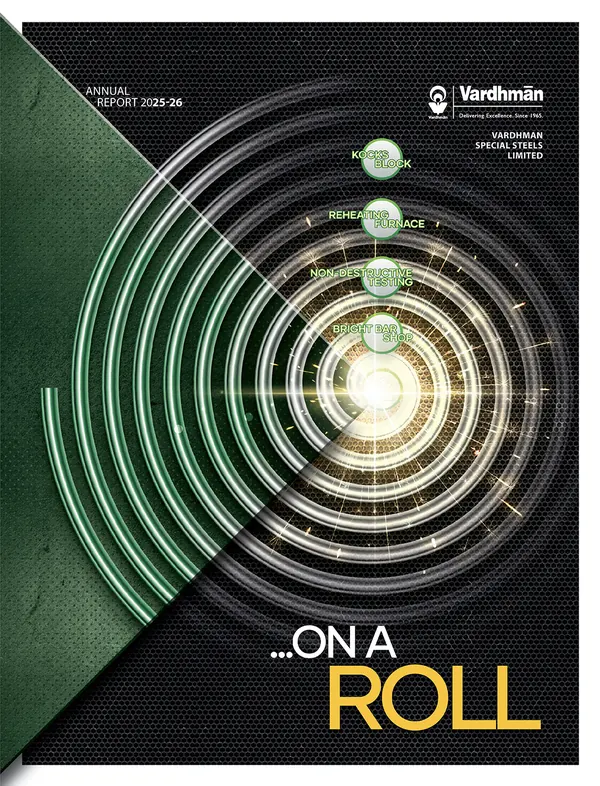 Vardhman Special Steels annual report 2025-26 cover