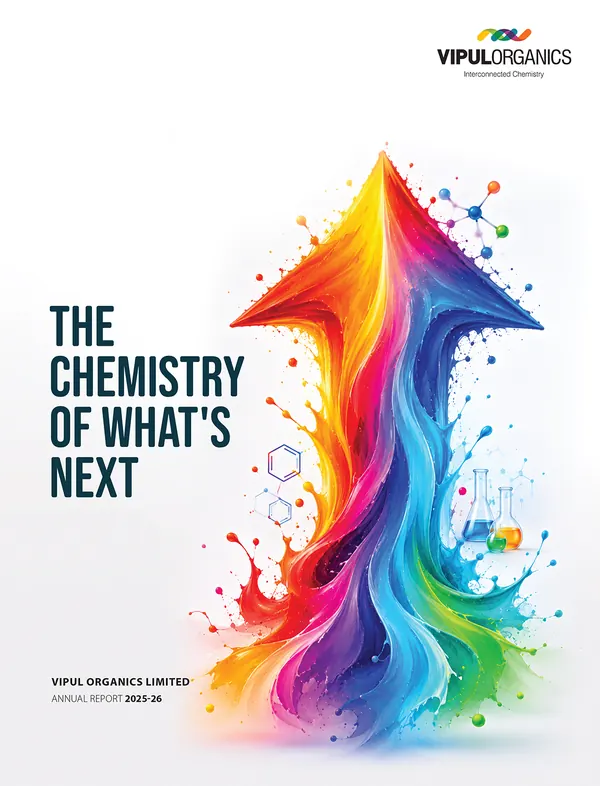 Vipul Organics annual report 2025-26 cover
