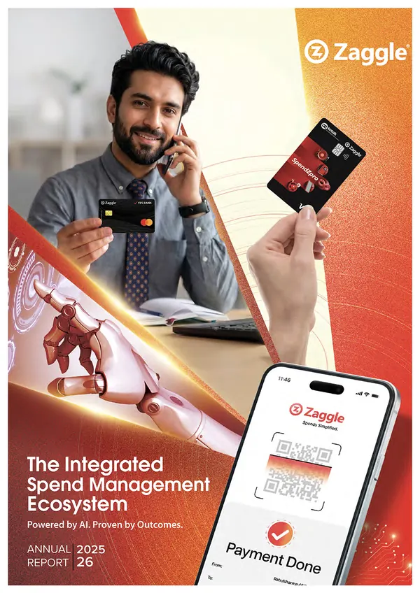 Zaggle annual report 2025-26 cover